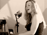Laura recording in London